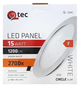 LED Podhľadové svietidlo QTEC LED/15W/230V 2700K