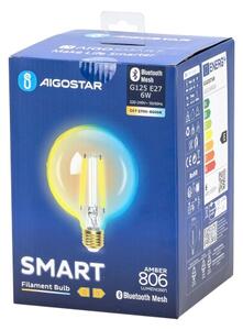 LED Žiarovka FILAMENT G125 E27/6W/230V 2700-6500K - Aigostar