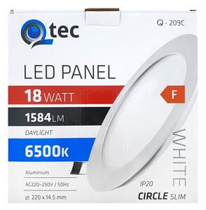 LED Podhľadové svietidlo QTEC LED/18W/230V 6500K