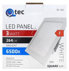 LED Podhľadové svietidlo QTEC LED/3W/230V 6500K