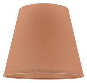 Duolla - Tienidlo k stolnej lampe SOFIA XS E14 pr. 18,5 cm hnedá