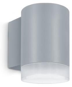 BRILAGI - Vonkajšie nástenné svietidlo MATERA 1xGU10/30W/230V šedá IP54