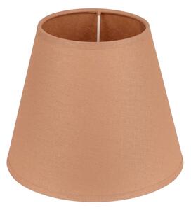 Duolla - Tienidlo k stolnej lampe SOFIA XS E14 pr. 18,5 cm hnedá