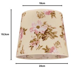 Duolla - Tienidlo k stolnej lampe SOFIA XS E14 pr. 18,5 cm ruža