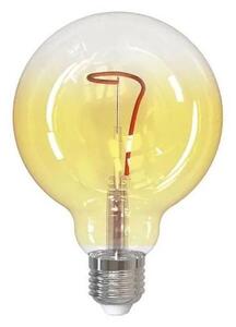 LED Žiarovka FILAMENT SHAPE G95 E27/4W/230V 1800K žltá