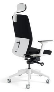 Kancelárska ergonomická stolička BESTUHL J2 WHITE SP — viac farieb, s podhlavníkom Modrá 214
