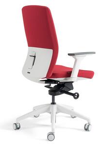 Kancelárska ergonomická stolička BESTUHL J2 WHITE BP — viac farieb, bez podhlavníka Červená 202