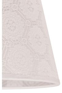 Duolla - Tienidlo k stolnej lampe SOFIA XS E14 pr. 18,5 cm biela