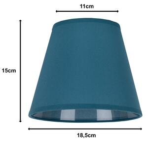 Duolla - Tienidlo k stolnej lampe SOFIA XS E14 pr. 18,5 cm tyrkysová
