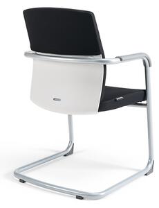 Rokovacia stolička Office More JCON WHITE — viac farieb, nosnosť 120 kg Červená