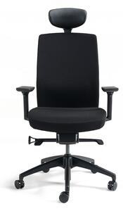 Kancelárska ergonomická stolička BESTUHL J2 SP — viac farieb, s podhlavníkom Červená 202
