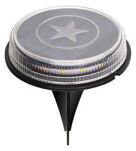 Aigostar - LED Solárna lampa LED/0,6W/5,5V 24,5 cm 3200K IP66 čierna