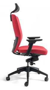 Kancelárska ergonomická stolička BESTUHL J2 SP — viac farieb, s podhlavníkom Modrá 214