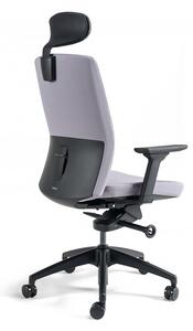 Kancelárska ergonomická stolička BESTUHL J2 SP — viac farieb, s podhlavníkom Čierna 201