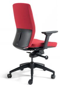 Kancelárska ergonomická stolička BESTUHL J2 BP — viac farieb, bez podhlavníka Čierna 201