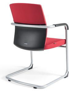 BESTUHL BESTUHL Konferenční židle JCON černý plast Červená