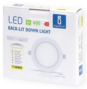 Aigostar - LED Podhľadové svietidlo LED/6W/230V 3000K pr. 11,8 cm biela
