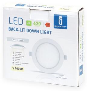 Aigostar - LED Podhľadové svietidlo LED/6W/230V 4000K pr. 11,8 cm biela