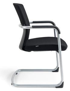 BESTUHL BESTUHL Konferenční židle JCON černý plast Sivá