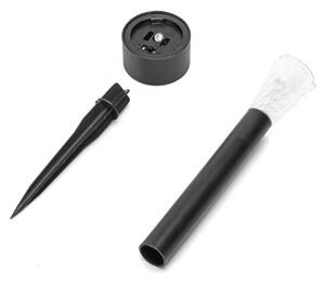 Aigostar - LED Solárna lampa LED/0,006W/1,2V 29,5 cm čierna 6500K IP44