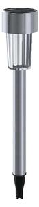 Aigostar - LED solárna lampa LED/0,006W/1,2V 29,5 cm chróm 6500K IP44