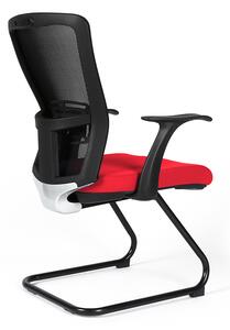 Rokovacia stolička Office Pro THEMIS MEETING — viac farieb Červená TD-14