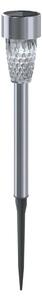 Aigostar - LED Solárna lampa LED/0,006W/1,2V 29,7 cm chróm 6500K IP44