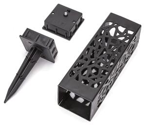 Aigostar - LED Solárna lampa LED/0,006W/1,2V 28,5cm čierna 2700K IP44