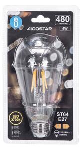 LED Žiarovka FILAMENT ST64 E27/4W/230V 2700K - Aigostar