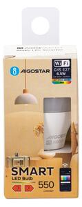LED RGBW Stmievateľná žiarovka G45 E27/6,5W/230V 2700-6500K Wi-Fi - Aigostar