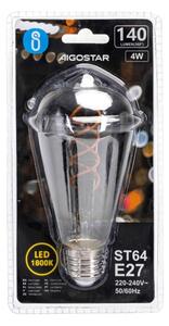 LED Žiarovka FILAMENT ST64 E27/4W/230V 1800K - Aigostar