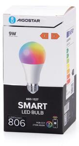 LED RGBW Stmievateľná žiarovka A60 E27/9W/230V 2700-6500K Wi-Fi - Aigostar