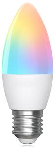 LED RGBW Stmievateľná žiarovka C37 E27/6,5W/230V 2700-6500K Wi-Fi - Aigostar