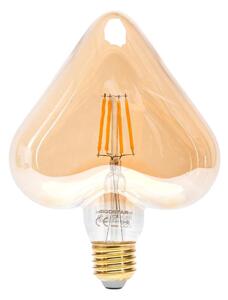 LED Žiarovka FILAMENT E27/4W/230V 1800K srdce - Aigostar