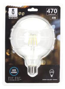 LED Žiarovka FILAMENT G125 E27/4W/230V 6500K - Aigostar