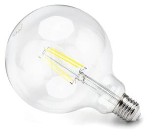 LED Žiarovka FILAMENT G125 E27/4W/230V 6500K - Aigostar