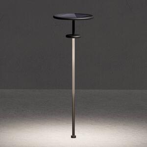 KLEWE LED solárna lampa PLANET B antracit 160 cm zemný hrot IP65