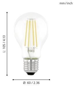 LED Žiarovka so senzorom VINTAGE A60 E27/6W/230V 3000K - Eglo 11886