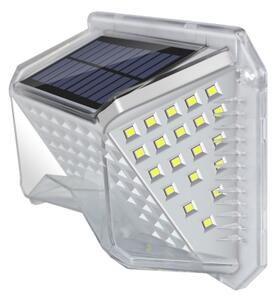 Brilagi-LED Solárne nástenné svietidlo so senzorom WALLIE LED/4W/5,5V strieborná