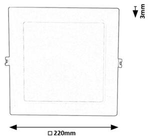 Rabalux 71223 - LED Podhľadové svietidlo SHAUN LED/18W/230V 22x22 cm biela