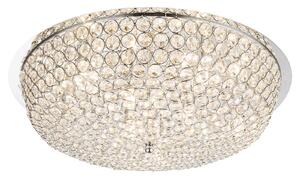 Krištáľové stropné svietidlo Emilia LED žiarovka
