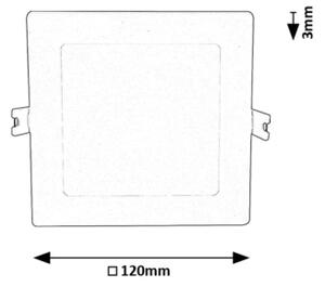 Rabalux 71221 - LED Podhľadové svietidlo SHAUN LED/6W/230V 12x12 cm biela