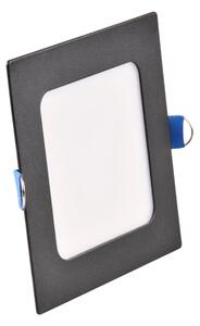 LED Podhľadové svietidlo RIGEL LED/4,8W/230V 4000K 11,8x11,8 cm čierna