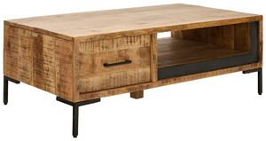 KONFERENČNÝ STOLÍK, prírodná farba, drevo, 130/45/70 cm MID.YOU - Online Only zostavy, Online Only