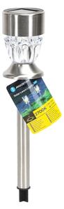 Aigostar - LED Solárna lampa LED/0,006W/1,2V 35,5cm chróm 2700K IP44