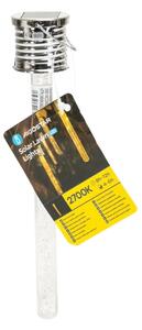 Aigostar - LED Solárne svietidlo LED/0,006W/1,2V chróm 2700K IP44