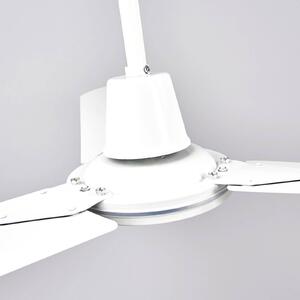 Troj-lopatkový, biely stropný ventilátor Dawinja