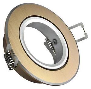 Podhľadové svietidlo EAST OPAL 1xGU10/8W/230V pr. 8,5 cm zlatá