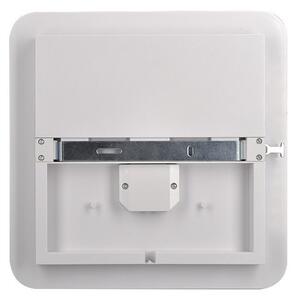 SOLIGHT LED vonkajšie prisadené svietidlo 15W/230V/1150Lm/4000K/120°/IP54, 22cm x 22cm, biele