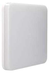 SOLIGHT LED vonkajšie prisadené svietidlo 15W/230V/1150Lm/4000K/120°/IP54, 22cm x 22cm, biele